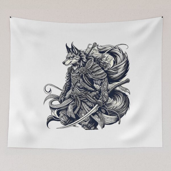 Item preview, Tribal Wolf Warrior designed and sold by Indoni.