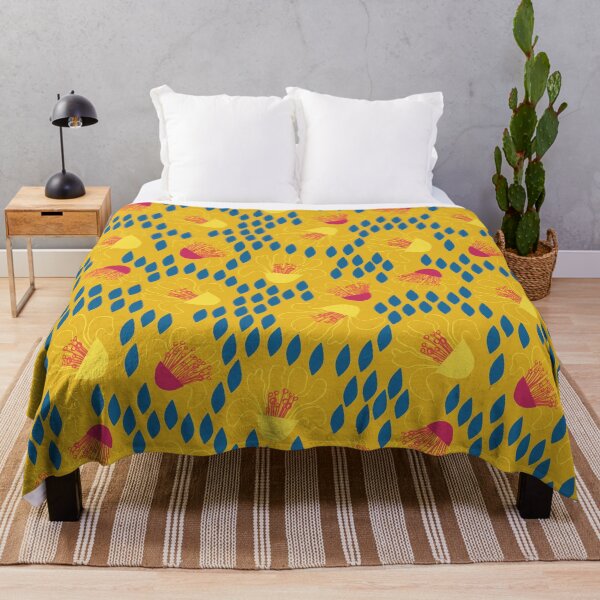 Item preview, Flower Foxtrot in Yellow designed and sold by EmmaAndPaint.