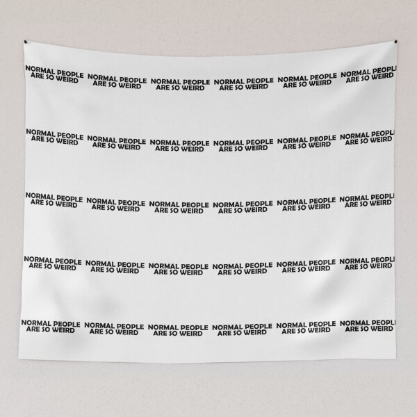 Item preview, La gente normal es muy rara. designed and sold by muchhappier.