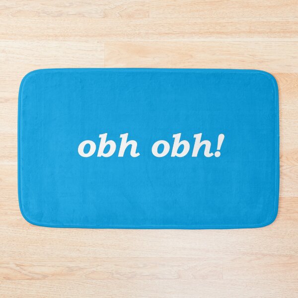 Item preview, obh obh! (oh dear in Scottish Gaelic) in cyan  designed and sold by Mamaidh Made.