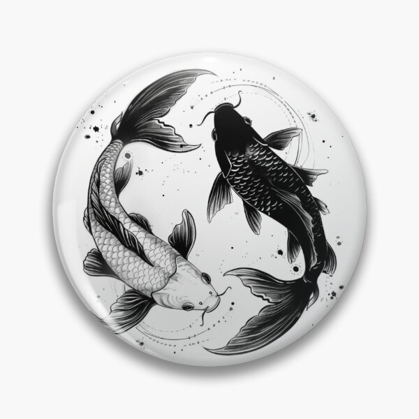Item preview, Yin and Yang Pisces designed and sold by tinkattoo.
