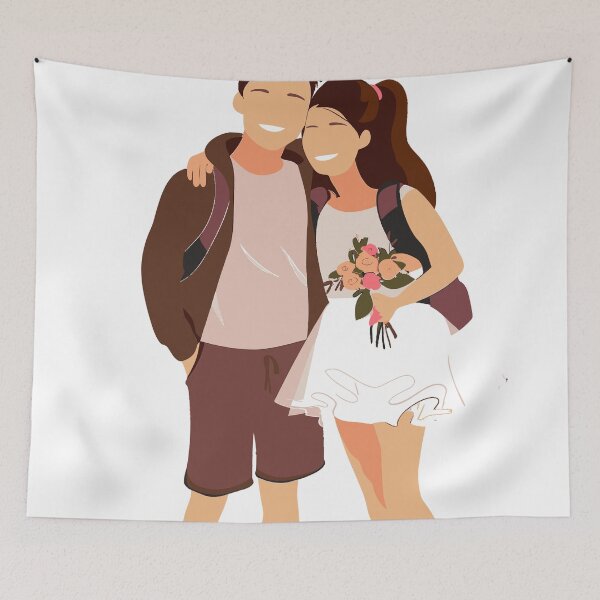 Item preview, Cute Couple designed and sold by HaxunLovesArt3295730.