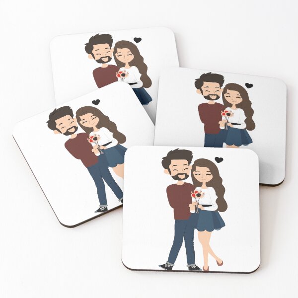 Item preview, Cute Couple designed and sold by HaxunLovesArt3295730.