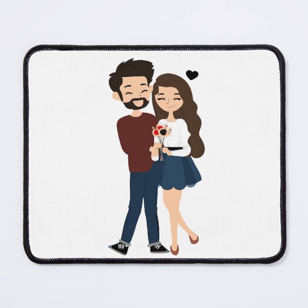 Item preview, Cute Couple designed and sold by HaxunLovesArt3295730.