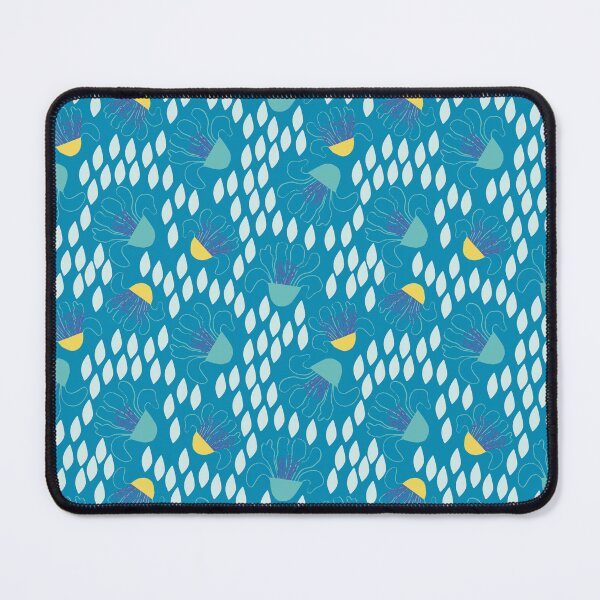 Item preview, Flower Foxtrot in Blue designed and sold by EmmaAndPaint.