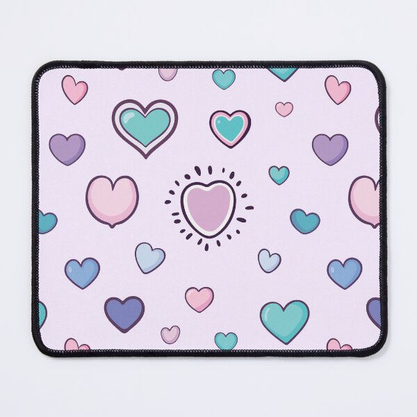 Item preview, Pastel Doodle Hearts designed and sold by hojhojart.