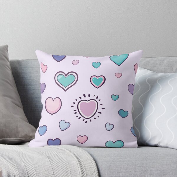 Item preview, Pastel Doodle Hearts designed and sold by hojhojart.