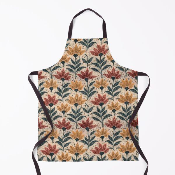 Item preview, Flora Crocheted Flowers Seamless Pattern A6 designed and sold by ArtsyAbode66.