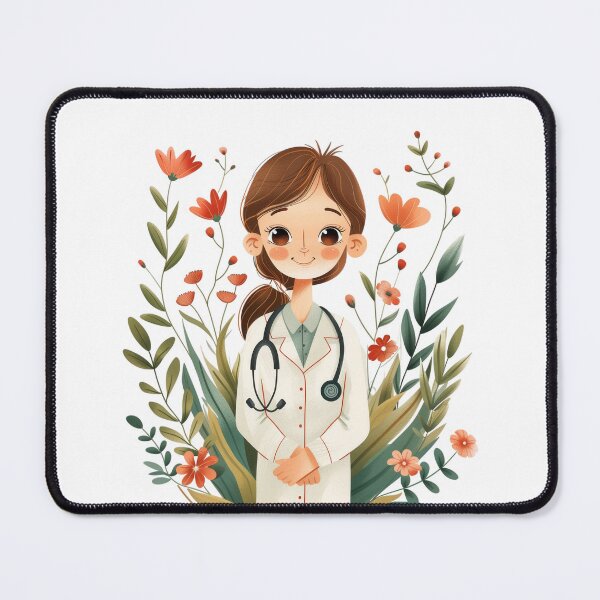 Item preview, Floral Pediatrician’s Warm Smile designed and sold by palmyst.