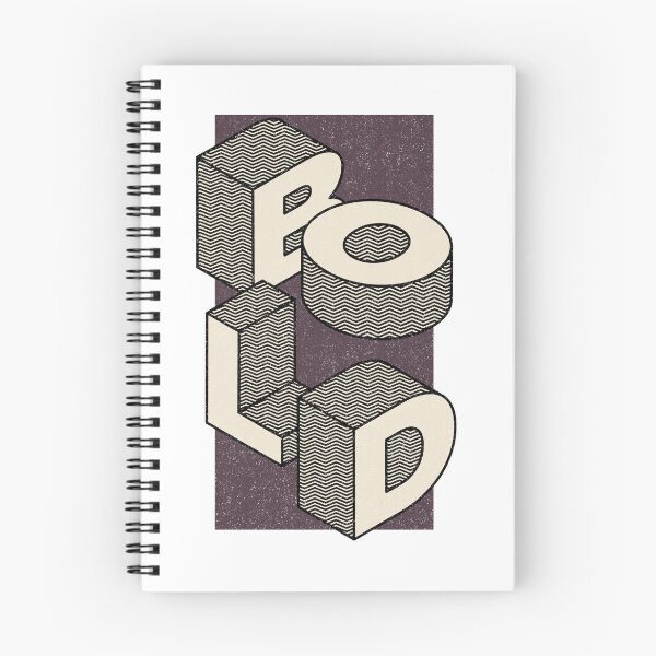 Item preview, Bold Text Illustration designed and sold by MARSENDE.