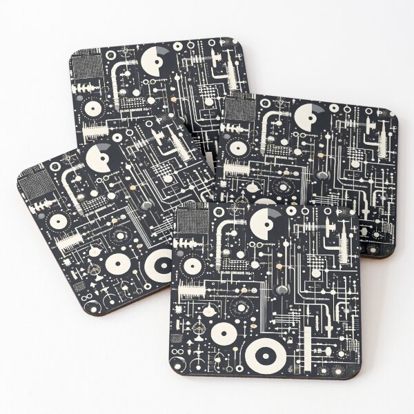 Item preview, Abstract Electro-Mechanical Map of Whatever It is. designed and sold by DevemDavam.