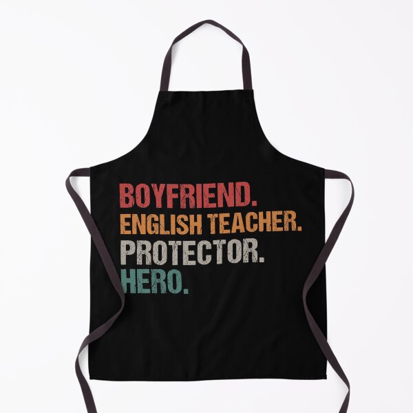 Item preview, Boyfriend English Teacher Protector Hero, Punctuation, Teacher Copywriter, Gift for Teacher, Funny Grammar, Literacy and Justice designed and sold by behindthefacts.