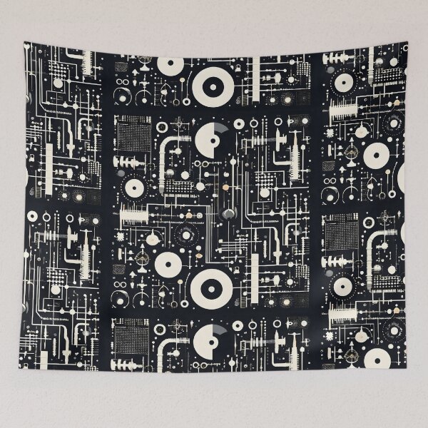 Item preview, Abstract Electro-Mechanical Map of Whatever It is. designed and sold by DevemDavam.