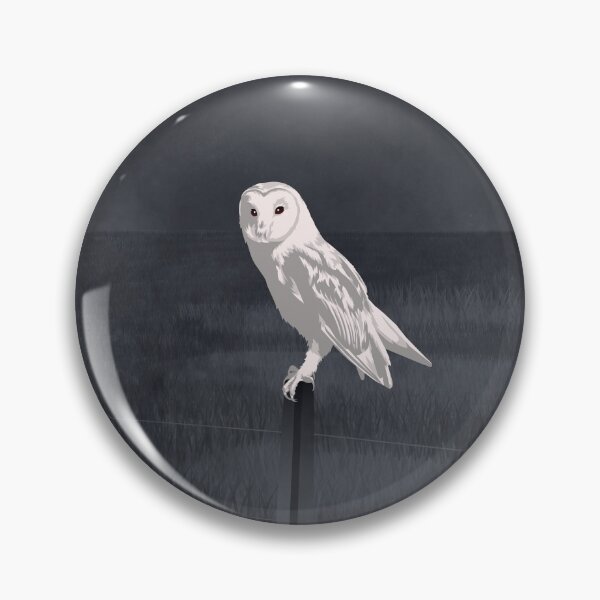 Item preview, White lady, barn owl designed and sold by Captain Chromatic.