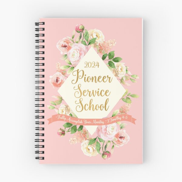 Item preview, Pioneer Service School 2024 (Pink Floral) designed and sold by Paper Bee Gift Shop.