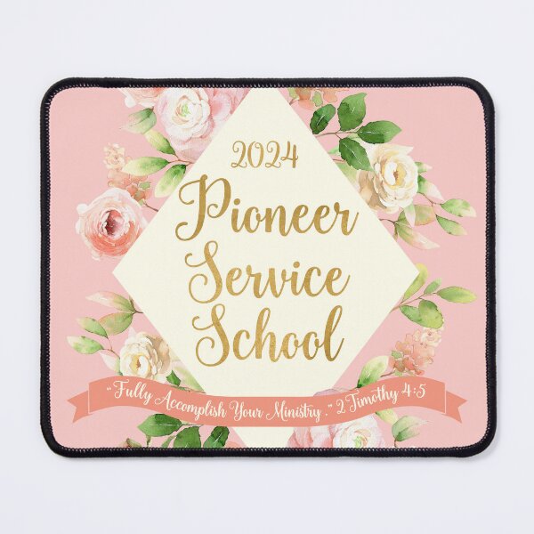 Item preview, Pioneer Service School 2024 (Pink Floral) designed and sold by Paper Bee Gift Shop.