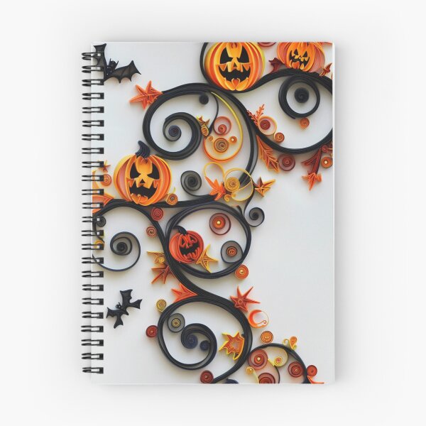 Item preview, Halloween Paper Quilling Pattern designed and sold by PrintsByFrank.