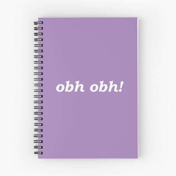 Item preview, obh obh! (oh dear in Scottish Gaelic) in indigo pastel designed and sold by Mamaidh Made.