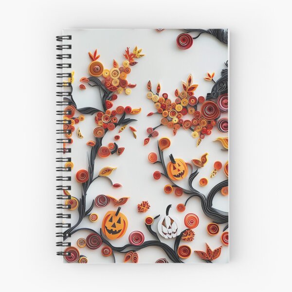 Item preview, Halloween Paper Quilling Pattern designed and sold by PrintsByFrank.