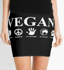Go Vegan Mini Skirt