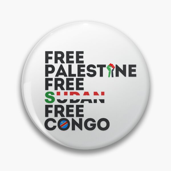 Item preview, Free Palestine Free Sudan Free Congo designed and sold by sourceoflife.