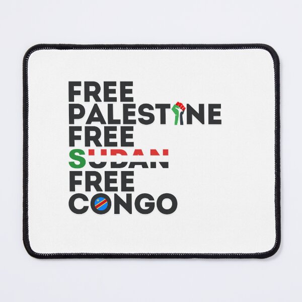 Item preview, Free Palestine Free Sudan Free Congo designed and sold by sourceoflife.