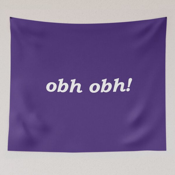 Item preview, obh obh! (oh dear in Scottish Gaelic) in indigo  designed and sold by Mamaidh Made.