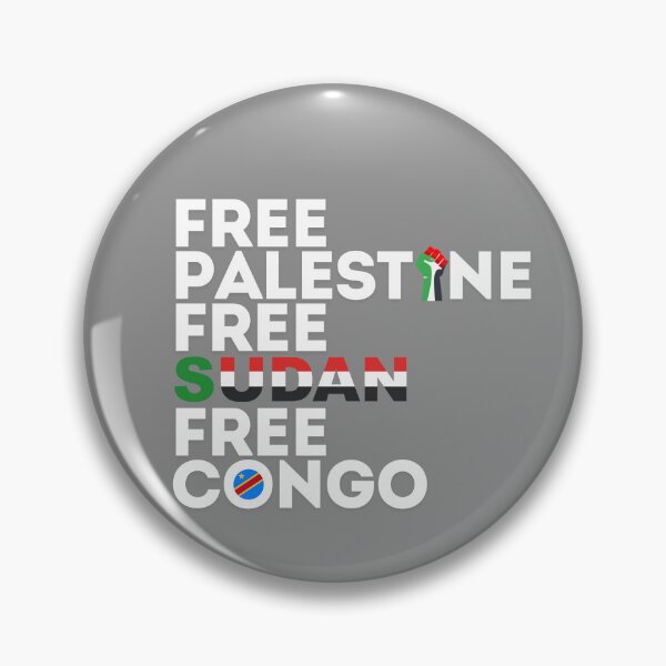 Item preview, Free Palestine Free Sudan Free Congo designed and sold by sourceoflife.