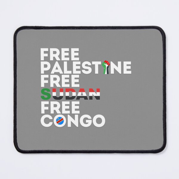 Item preview, Free Palestine Free Sudan Free Congo designed and sold by sourceoflife.