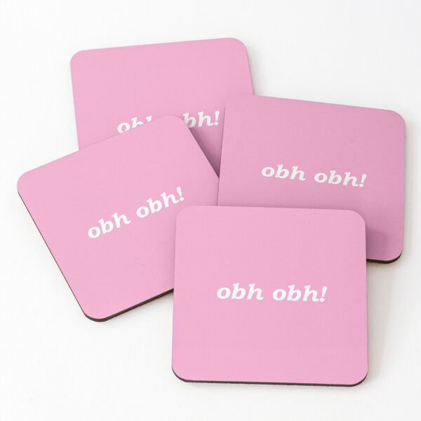 Item preview, obh obh! (oh dear in Scottish Gaelic) in pink pastel designed and sold by Mamaidh Made.