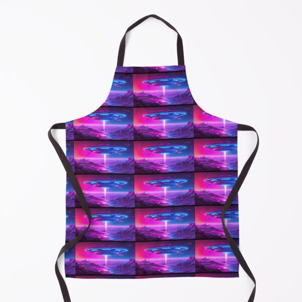 Item preview, Neon UAP Pink & Purple Horizon, Neon UFO designed and sold by NeutrinoJem.