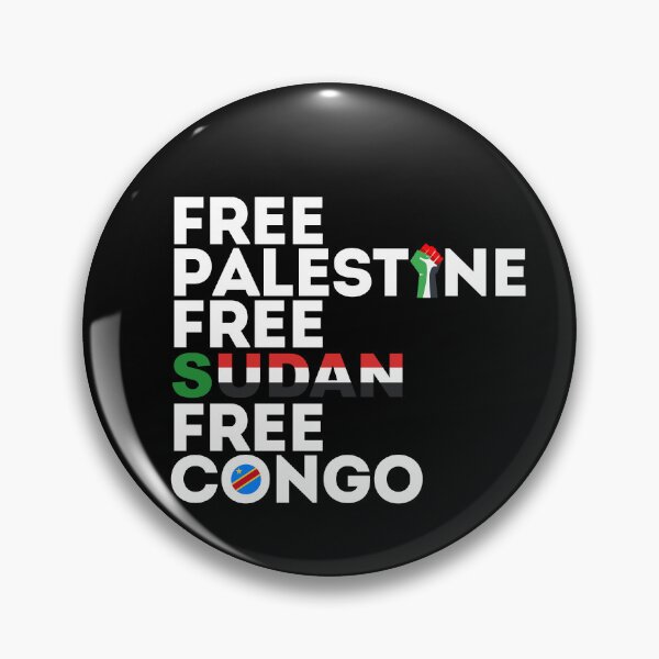 Item preview, Free Palestine Free Sudan Free Congo designed and sold by sourceoflife.