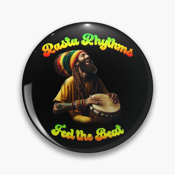 Item preview, Rasta Rhythms: Feel the Beat! T-shirt designed and sold by Grindcorer.