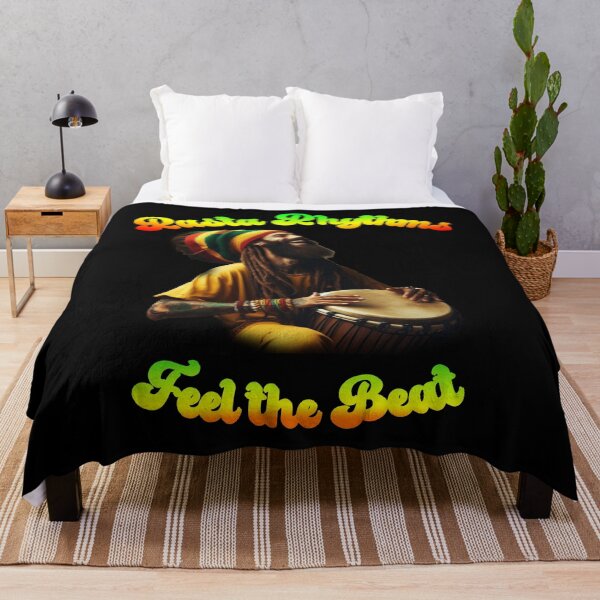 Item preview, Rasta Rhythms: Feel the Beat! T-shirt designed and sold by Grindcorer.