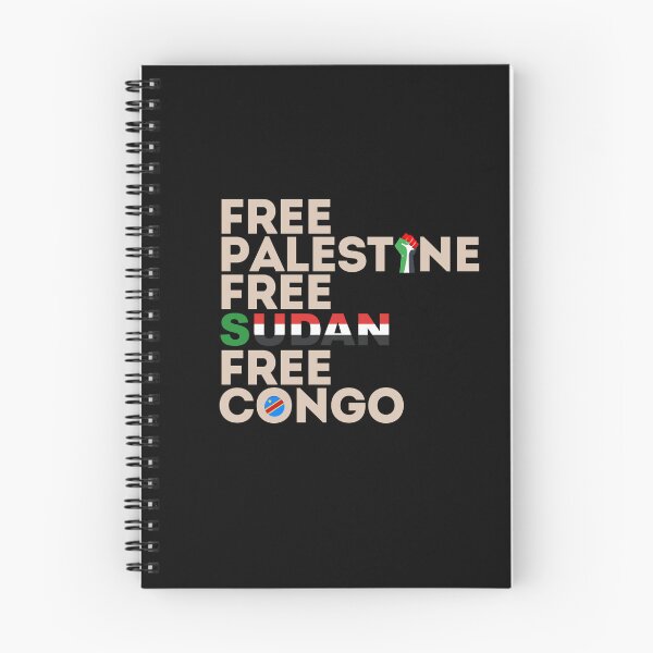 Item preview, Free Palestine Free Sudan Free Congo designed and sold by sourceoflife.