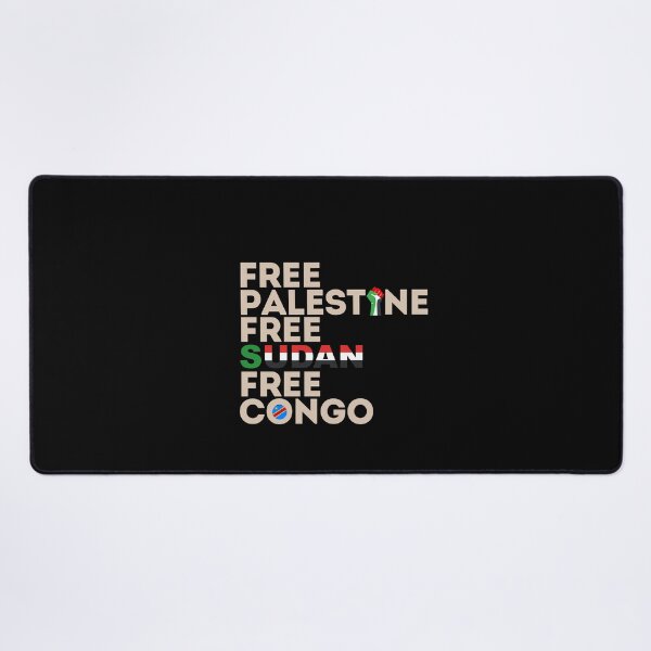 Item preview, Free Palestine Free Sudan Free Congo designed and sold by sourceoflife.