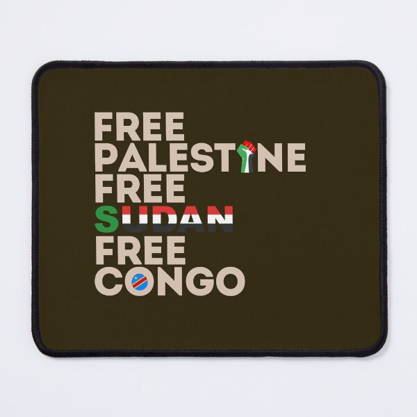 Item preview, Free Palestine Free Sudan Free Congo designed and sold by sourceoflife.