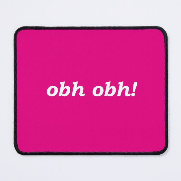 Item preview, obh obh! (oh dear in Scottish Gaelic) in pink designed and sold by Mamaidh Made.