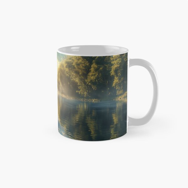 Item preview, Serene Morning Fishing Scene designed and sold by JedsOnline.