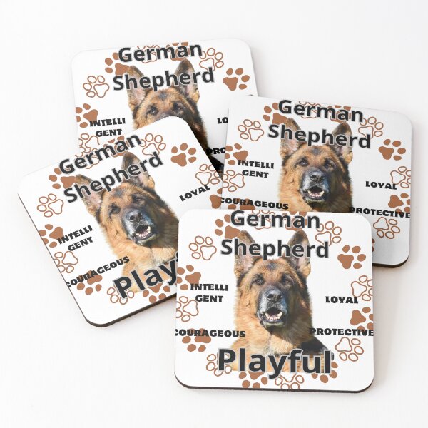 Item preview, German Shepherd: Intelligent, Loyal, Courageous, Protective, Playful designed and sold by DesignsbySisco.