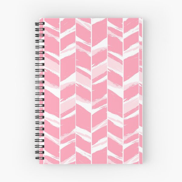 Item preview, Modern abstract pink geometric brushstrokes chevron pattern designed and sold by GirlyTrend.