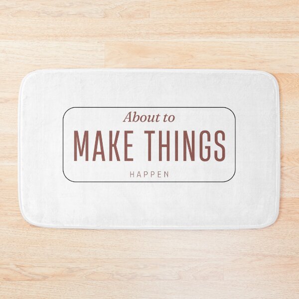 Item preview, Unisex DH Apparel - 'About to make things happen' Slogan Custom Design designed and sold by Designer-Haven.