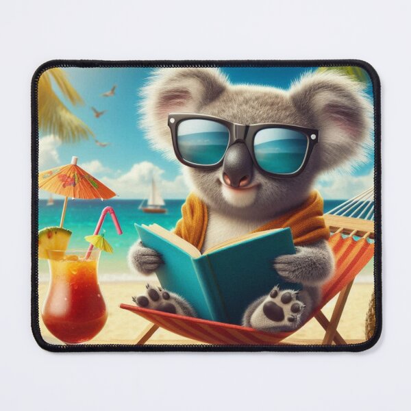 Item preview, Koala drinking pineapple designed and sold by Elrincondeabi.