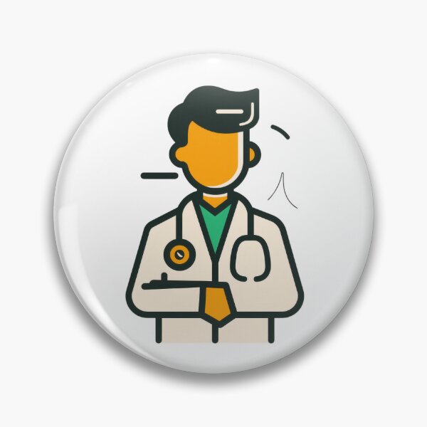 Item preview, Minimalist Doctor Icon designed and sold by palmyst.