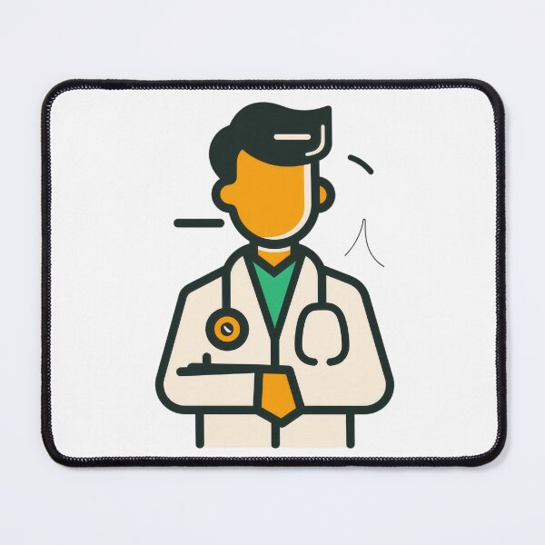 Item preview, Minimalist Doctor Icon designed and sold by palmyst.