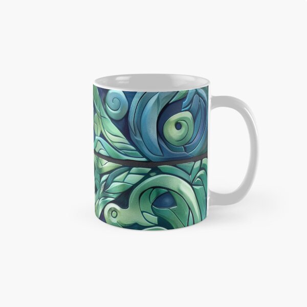 Item preview, New Zealand Māori Paua Pattern Koru Design 8 designed and sold by GrinGalore.