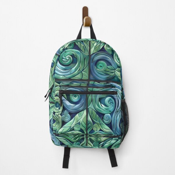 Item preview, New Zealand Māori Paua Pattern Koru Design 8 designed and sold by GrinGalore.