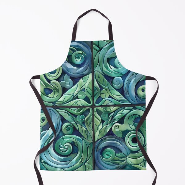 Item preview, New Zealand Māori Paua Pattern Koru Design 8 designed and sold by GrinGalore.