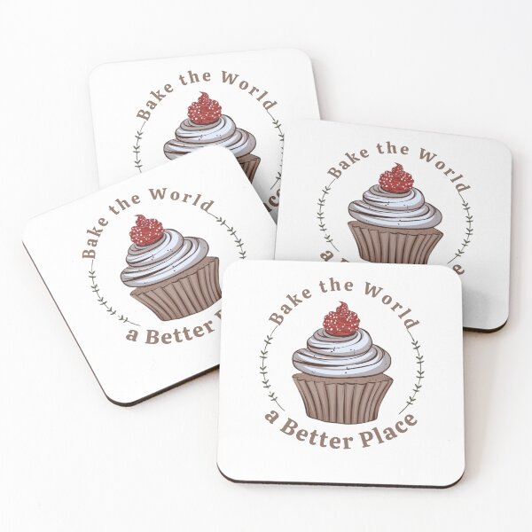 Item preview, Bake the Worl a Better Place cupcake designed and sold by waveAFY.