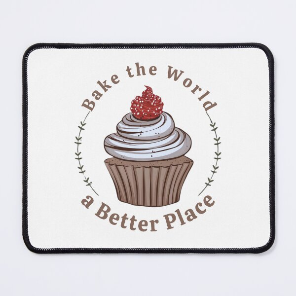Item preview, Bake the Worl a Better Place cupcake designed and sold by waveAFY.